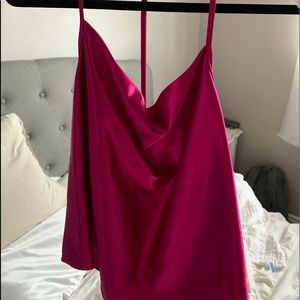 Flattering going out tank top, silk